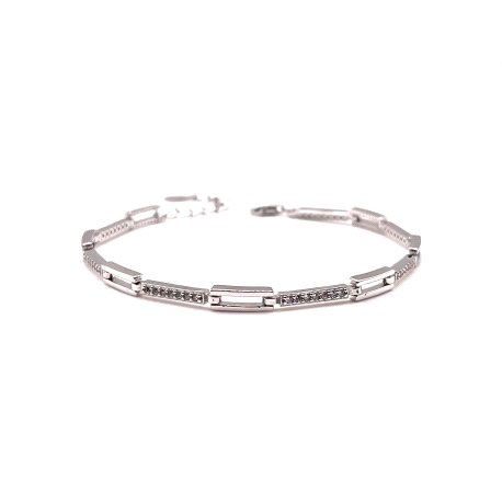 PULSERAS PLATA CIRCONITAS                                                                           