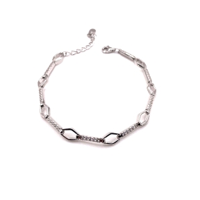 PULSERAS PLATA CIRCONITAS                                                                           