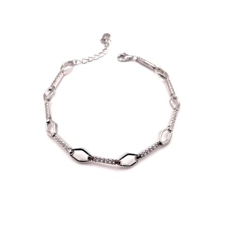 PULSERAS PLATA CIRCONITAS                                                                           