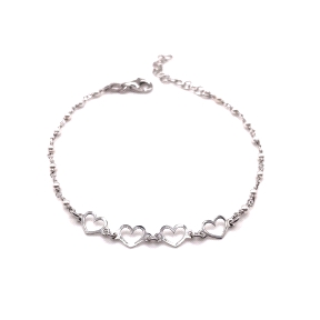 PULSERAS PLATA PERLITAS                                                                             