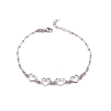 PULSERAS PLATA PERLITAS                                                                             