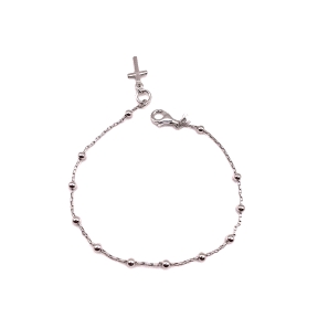 PULSERAS PLATA ROSARIO                                                                              