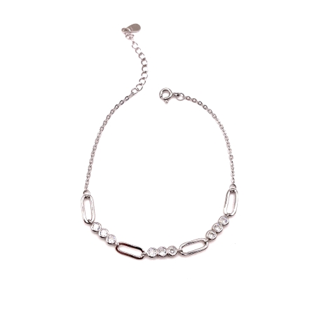PULSERAS PLATA CIRCONITAS                                                                           