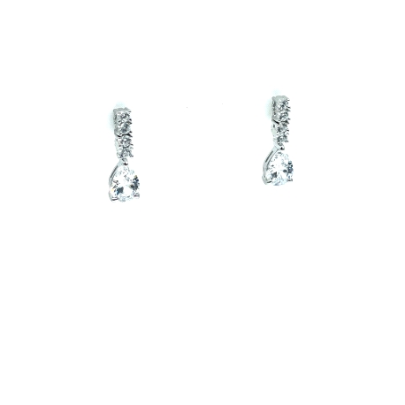 PENDIENTE PLATA CIRCONITAS                                                                          