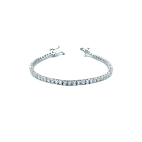 PULSERAS PLATA RIVIER 4 GARRAS 3MM 18CM                                                             