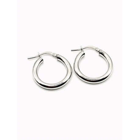 PENDIENTE PLATA TUBO 3MM 1,5CM                                                                      