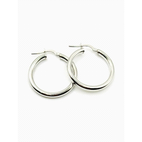 PENDIENTE PLATA TUBO 3MM 2CM                                                                        