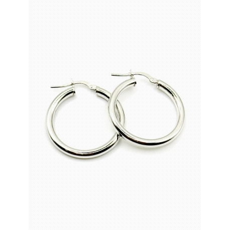 PENDIENTE PLATA TUBO 3MM 2CM                                                                        