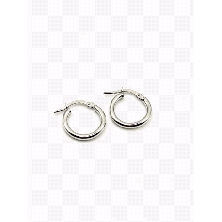 PENDIENTE PLATA TUBO 2MM 1 CM                                                                       