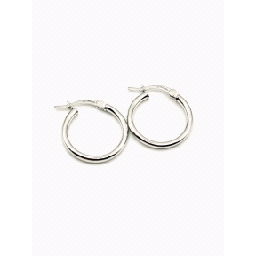 PENDIENTE PLATA TUBO 2MM 1,5CM                                                                      