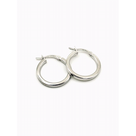 PENDIENTE PLATA 2X2 1,5CM                                                                           