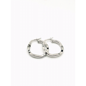 PENDIENTE PLATA 2X2 ONDULADA 1,5CM                                                                  