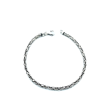 PULSERAS PLATA LISA OXIDO 2,5 MM