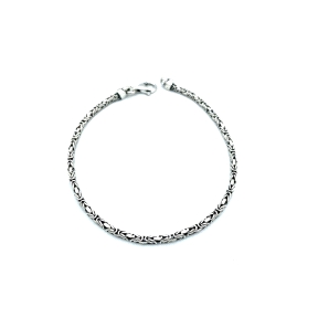 PULSERAS PLATA LISA OXIDO 2 MM