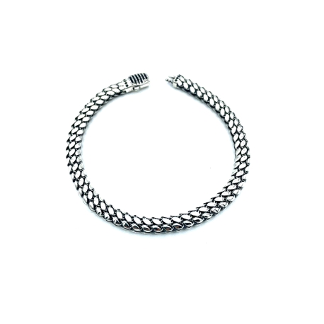 PULSERAS PLATA CIRCONITAS NEGRAS