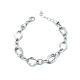 PULSERAS PLATA LISA ESLABON