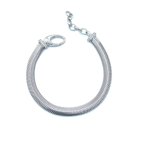 PULSERAS PLATA CIRCONITAS