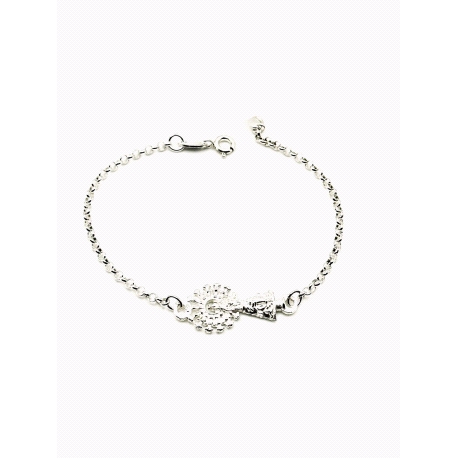 PULSERAS PLATA PILAR 25 MM                                                                          
