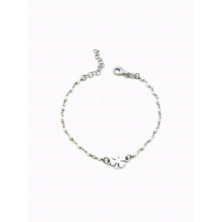 PULSERAS PLATA PERLITAS                                                                             