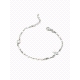 PULSERAS PLATA PERLITAS CHATON                                                                      