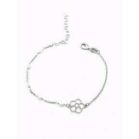 PULSERAS PLATA PERLITAS                                                                             