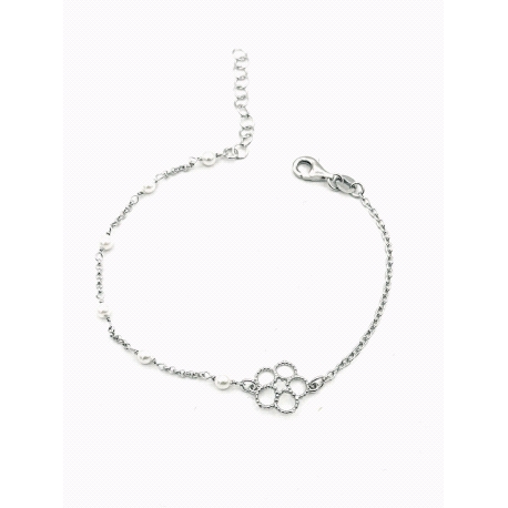 PULSERAS PLATA PERLITAS                                                                             