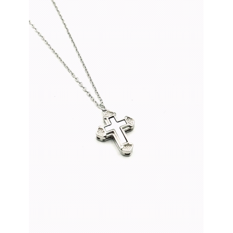 GARGANTILLA PLATA CIRCONITAS NACAR                                                                  