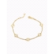 PULSERAS PLATA LISA BAÑO ORO                                                                        
