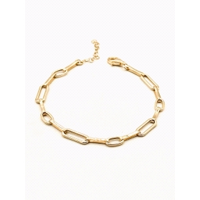 PULSERAS PLATA LISA BAÑO ORO                                                                        
