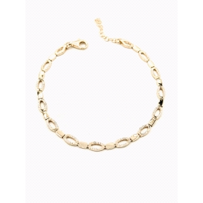 PULSERAS PLATA CIRCONITAS BAÑO ORO                                                                  