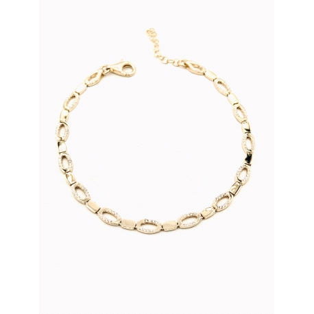 PULSERAS PLATA CIRCONITAS BAÑO ORO                                                                  