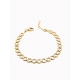 PULSERAS PLATA LISA BAÑO ORO                                                                        
