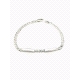 PULSERAS PLATA 2 PLACA                                                                              