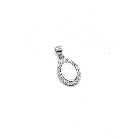 COLGANTE PLATA MILAGROSA CIRCONITAS                                                                 