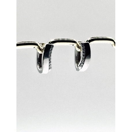 PENDIENTE PLATA CIRCONITAS                                                                          