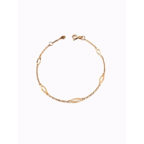 PULSERAS PLATA LISA BAÑO ORO                                                                        