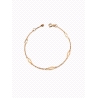 PULSERAS PLATA LISA BAÑO ORO                                                                        