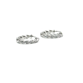 PENDIENTE PLATA ARO CIRCONITAS                                                                      