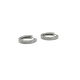 PENDIENTE PLATA ARO CIRCONITAS 12 MM                                                                