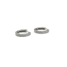 PENDIENTE PLATA ARO CIRCONITAS 12 MM                                                                