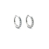 PENDIENTE PLATA ARO CIRCONITAS 15 MM                                                                
