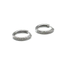 PENDIENTE PLATA ARO CIRCONITAS 15 MM                                                                