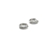 PENDIENTE PLATA ARO CIRCONITAS 12 MM                                                                