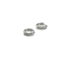 PENDIENTE PLATA ARO CIRCONITAS 12 MM                                                                