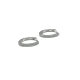 PENDIENTE PLATA ARO CIRCONITAS 12 MM                                                                
