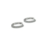 PENDIENTE PLATA ARO CIRCONITAS 12 MM                                                                