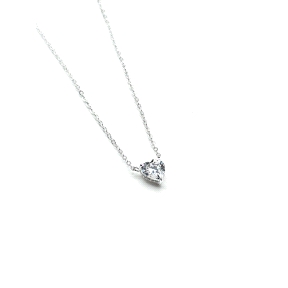 GARGANTILLA PLATA CORAZON GARRAS                                                                    