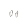 PENDIENTE PLATA ARO CIRCONITAS 19 MM