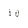 PENDIENTE PLATA ARO CIRCONITAS 10 MM