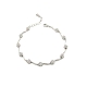 PULSERAS PLATA CIRCONITAS ROSETONES                                                                 